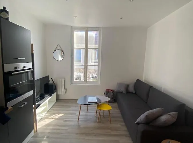 Cosy Flat Carteret - Centre Bourg - 4 Personnes